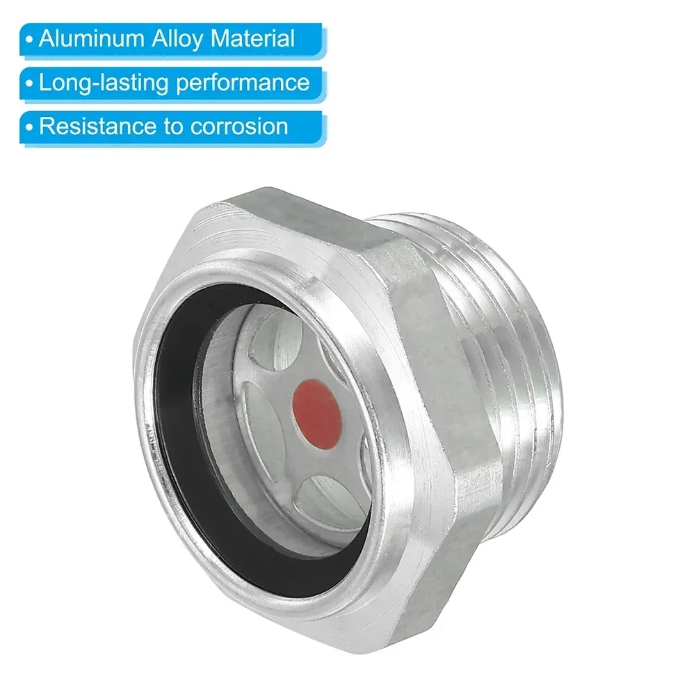 Vidro de visão de óleo para compressor de ar, 3/4 "npt, medidor de nível de óleo de alumínio, ferramenta de ar doméstica, acessórios de substituição para compressores de ar