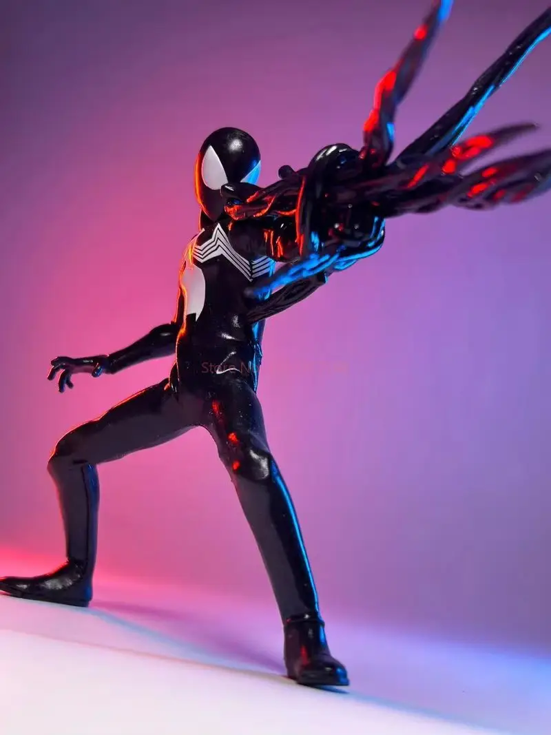 In Stock Spider-Man DB Toys Studio X 6in 1/12 Scale Male Soldier UltimateUltimate Black Symbiotic Spider-Man Action Figure Toys