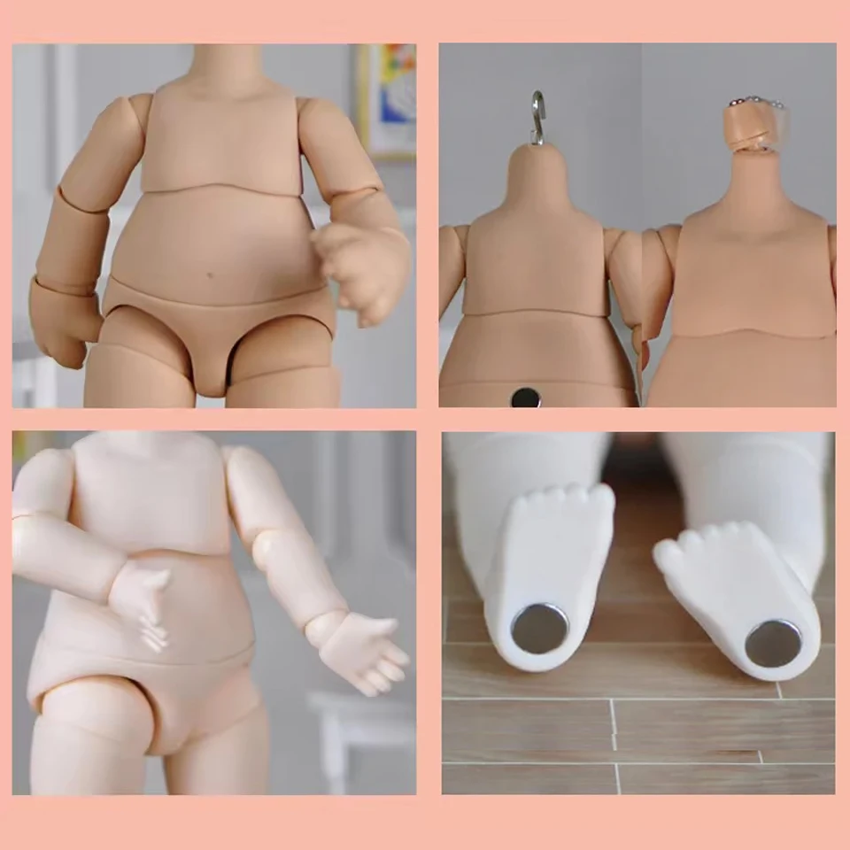 1/6 Bjd Doll YmY big pear body small 1/6 size S-hook for BJD ob joint Doll toys Movable cute body hand set doll accessories