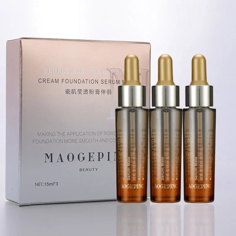 

Maogeping Perfecting Прозрачный крем-тональная сыворотка для улучшения свежести Увлажняющий глянцевый питательный продукт для ухода за кожей