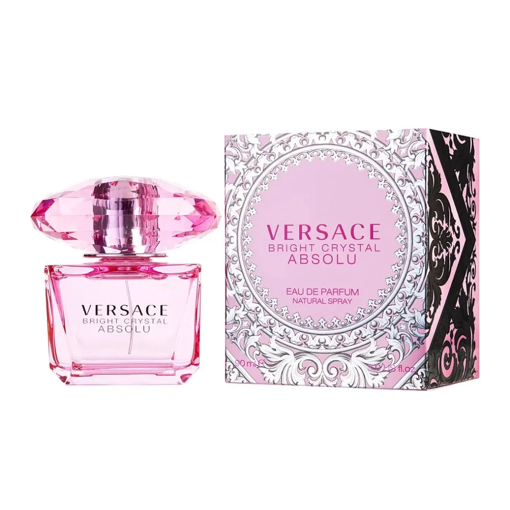 VERSACE BRIGHT CRYSTAL ABSOLU 3.0OZ EDP SPRAY Pink Diamonds Eau de Parfum for Women Floral & Fruity 90ml