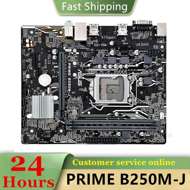 

Intel B250 PRIME B250M-J motherboard Used original LGA 1151 LGA1151 DDR4 32GB USB2.0 USB3.0 SATA3 Desktop Mainboard