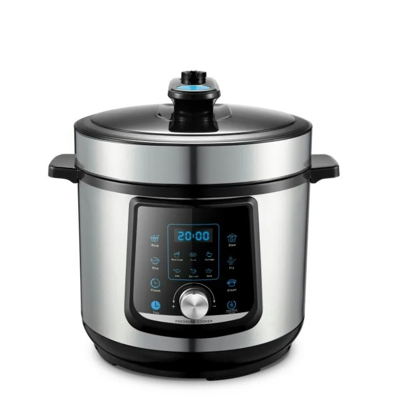 Hot Sale New Design Stainless Steel 6L Pressure Cooker with Non-Stick Coating ALU.pot