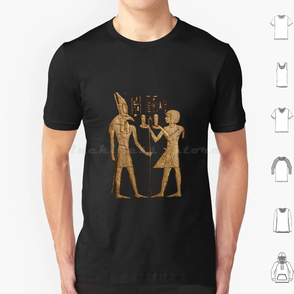 Rameses I Offering To Set. T Shirt Cotton Men Women DIY Print Ancient Egypt Egyptian Rameses Ramesses Ramses Ramesess