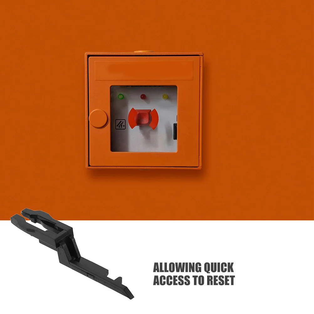 15 Pcs Fire Switch Button Emergency Door Release Key Bedroom Alarm Ring Plastic Safety