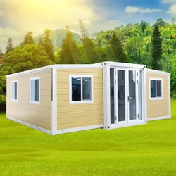 Economic 20 Ft 40 Ft Foldable Expandable Container House Steel Structural Materials Modular Residential Prefabricated Houses