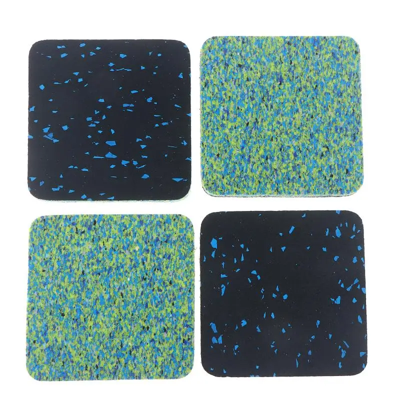 4 PCS Treadmill Mat Pads Exercise Equipment Sound Insulation Shock Absorbing Mat Floor Protection For Treadmill Washer image 4