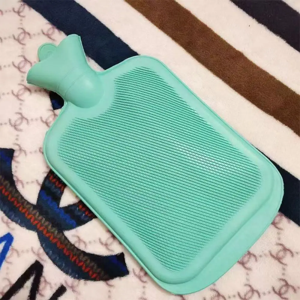 Extra Large Rubber Hot Water Bag Cozy Plush Cover Winter Heating Pad Safe Leakproof Warm Water Bottle For Body Pain Relief