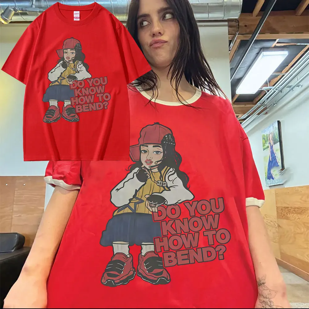 ضربني الصلب والناعم هل تعرف كيف ثني نفس النمط الجرافيك تي شيرت الرجال النساء موضة موسيقى البوب تي شيرت المتضخم تي شيرت