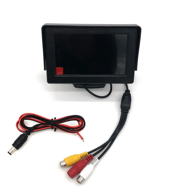 4.3 Inch Reverse Camera Dash Monitor Safe Parking Reversing TFT LCD Color Display Monitor Support Car Camera Auto Accessories