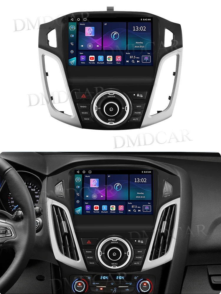 Android 10 Car Radio Multimedia Video Player GPS Navigation Wireless Apple Carplay Auto For Ford Focus 3 Mk 3 2004 2005 - 2011