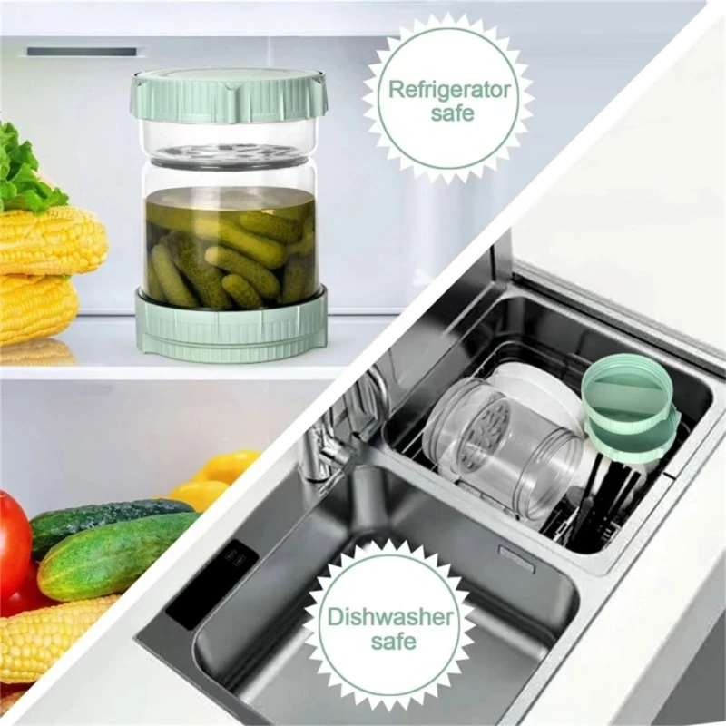 Distributeur Fermentation concombre, séparation humide sec, pot cornichon, conteneur, passoire, livraison directe