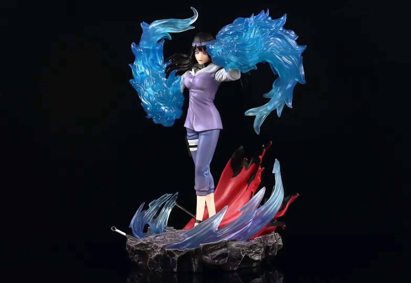 28CM Naruto Figurine Hyuuga Hinata GK Japanese Anime Girl PVC Action Figure Toy Demon Adult Game Statue Collection Modle Doll