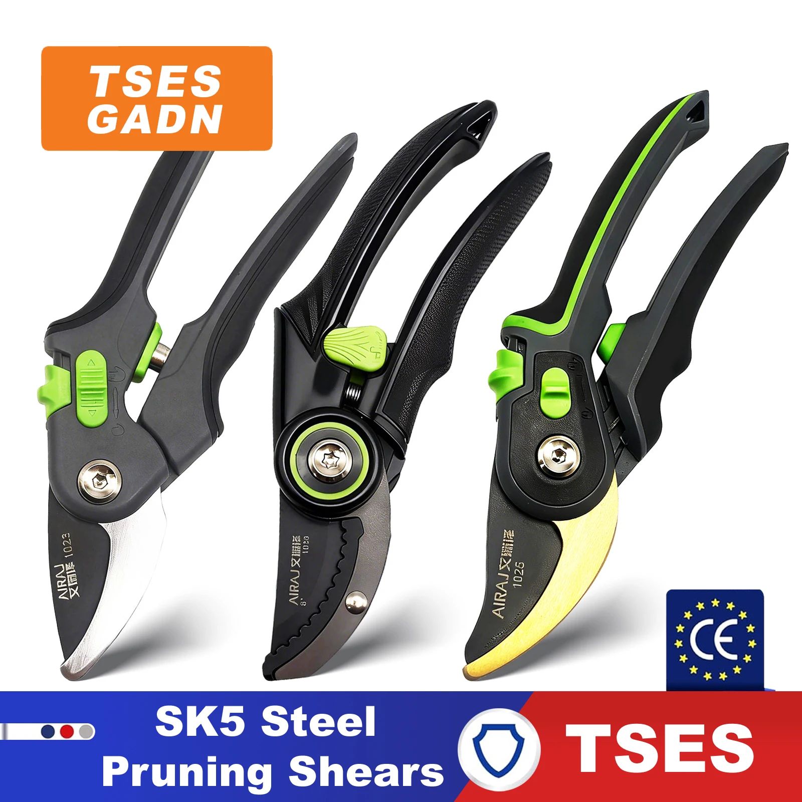 

Стальные секаторы TSES SK5, секаторы, садовые ножницы, садовые ножницы, садовые инструменты