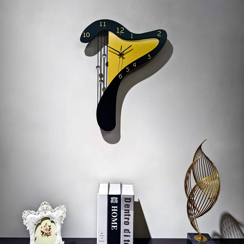 Restaurant Creative Wall Watch Digital Living Room Luxury Modern Xenomorph Clock Wall Bedrooms Reloj De Pared Home Decoration