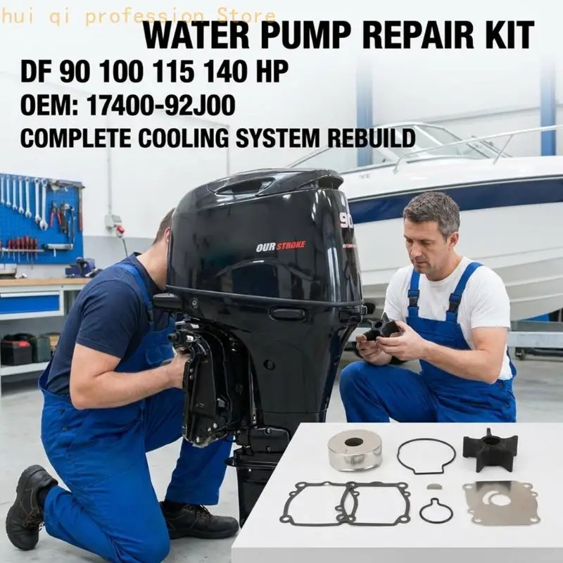 Kühlpumpen-Servicekit mit Laufradplattenbecher und Schlüsselsatz für DF140T DF140Z H8WE – Detail 2