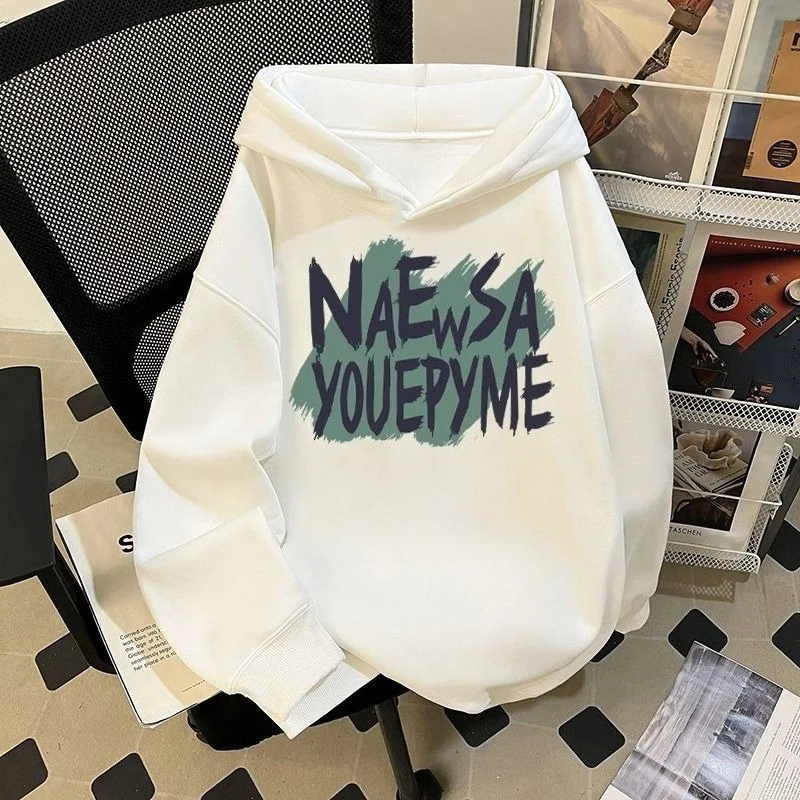 هوديي مطبوع بنمط إبداعي مريح، مسامي، صديق للبشرة، متعدد الاستخدامات، ملابس رياضية بقلنسوة كاجوال #3