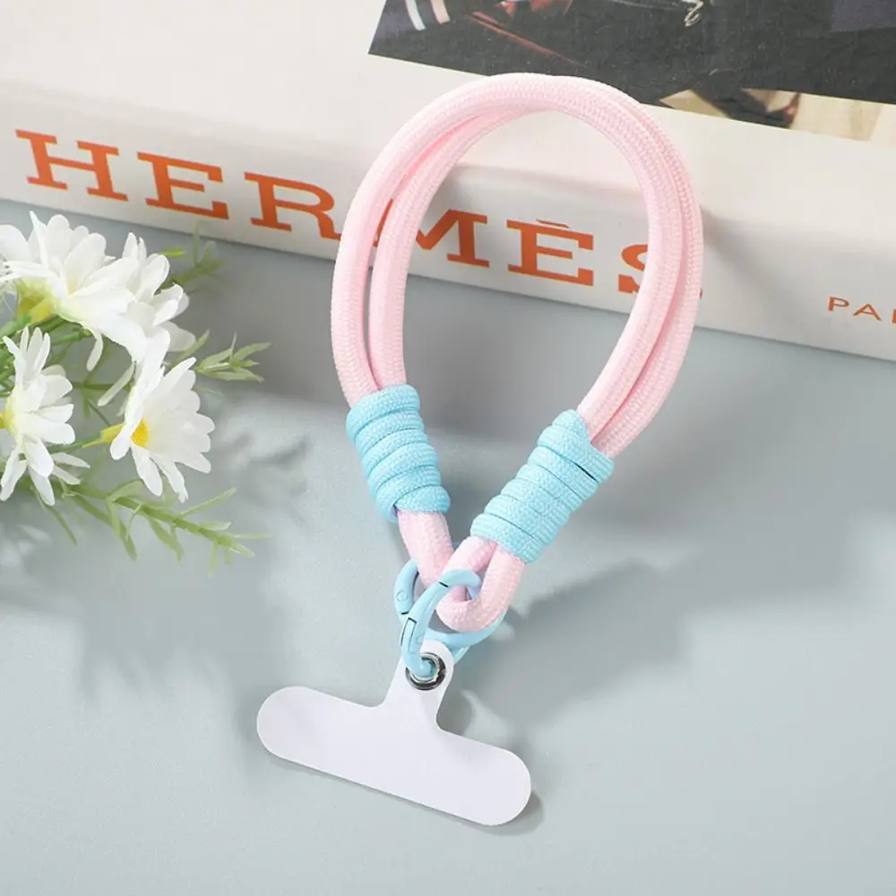 

Woven Candy Colors Phone Chain Dacron Candy Colors Phone Wrist Straps Short Style 18.5cm Mobile Phone Wrist Rope Mobile Phone
