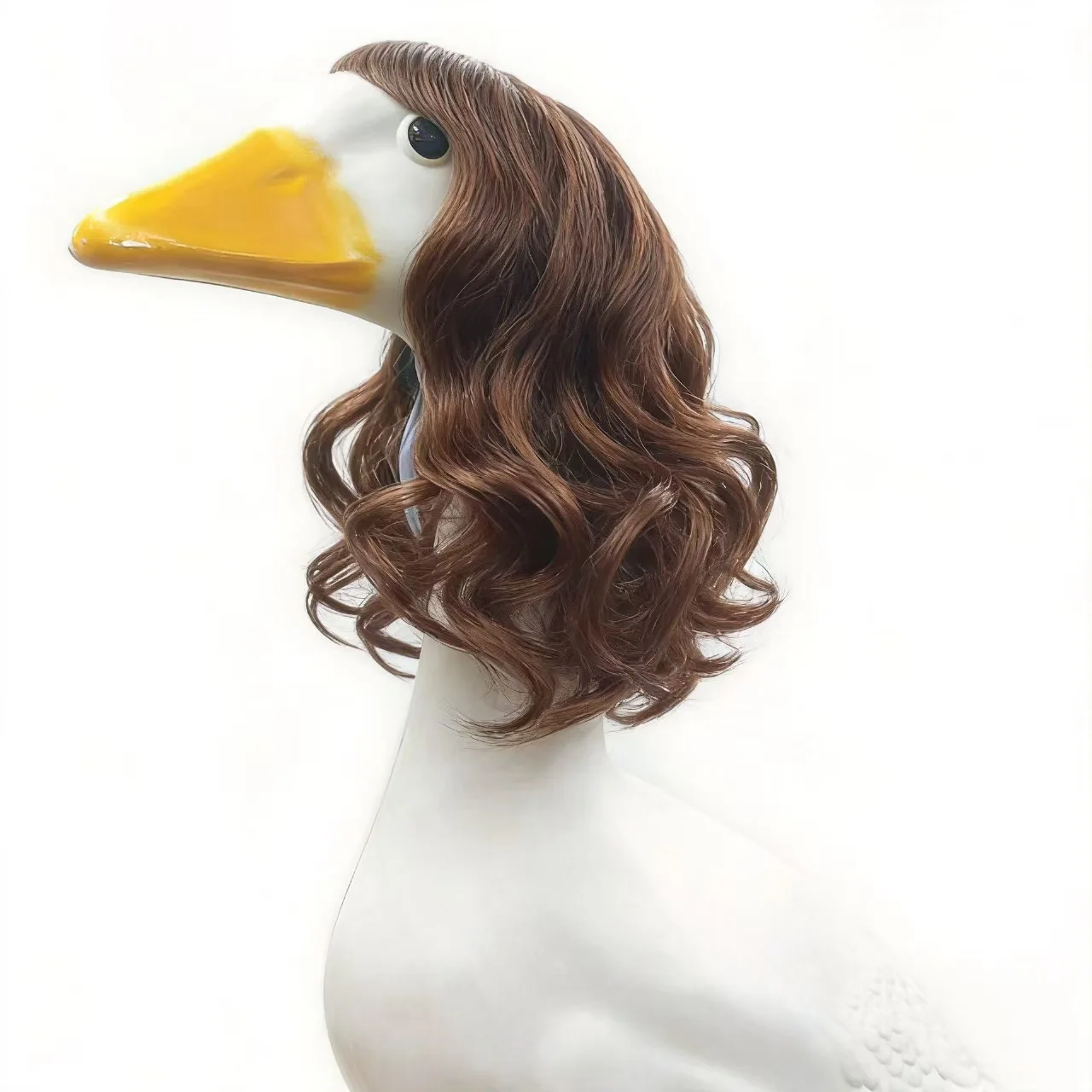 3pcs/lot Pet Wig Combination Duckling Short Wave Bob Hair Style Pet Costume Accessory Cute And Funny Halloween Party Supplies
