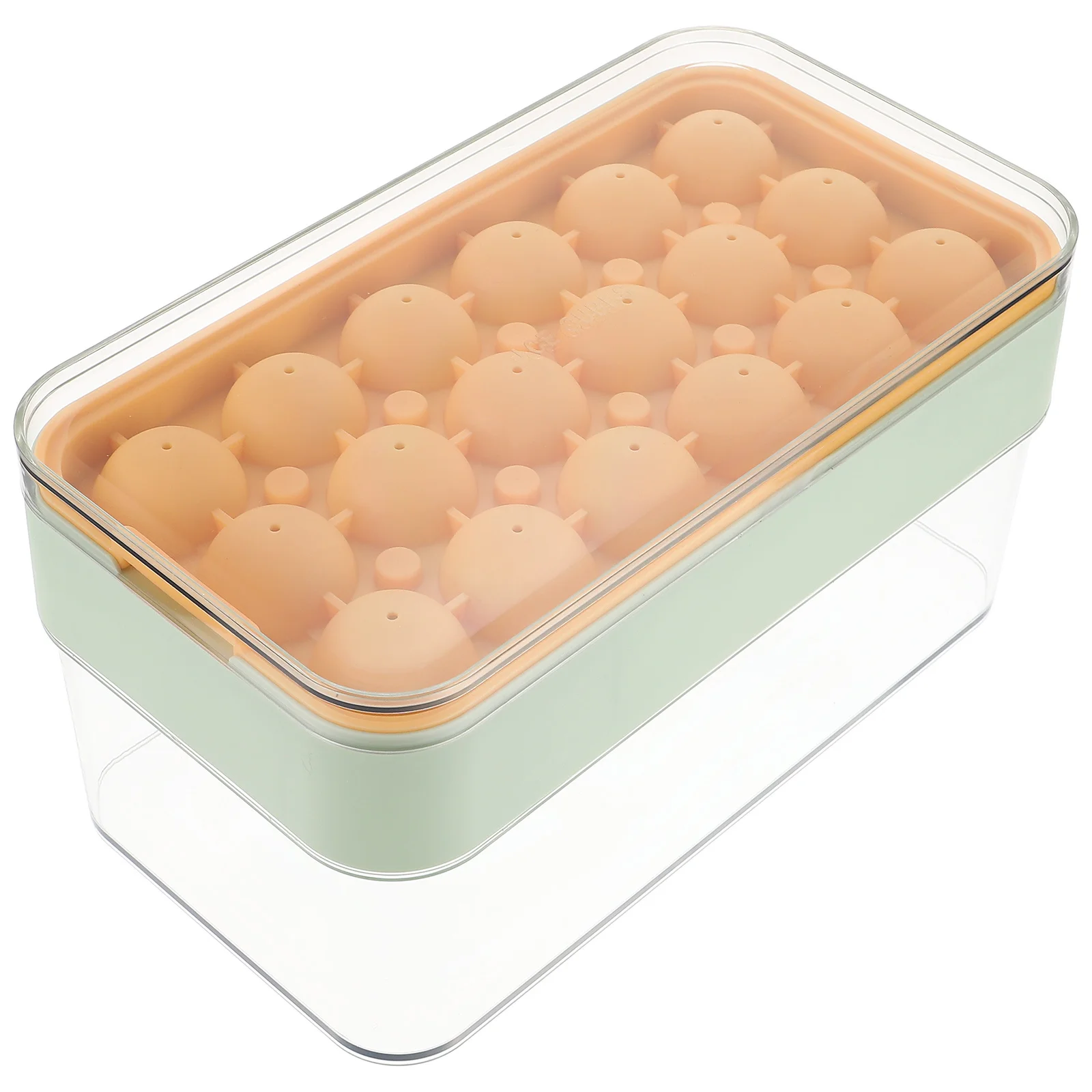 

1Set Ice Tray for Freezer Plastic Ice Ball Mold Easy Release Stackable Design for Chilled Drinks Coffee Cocktail Dessert Making