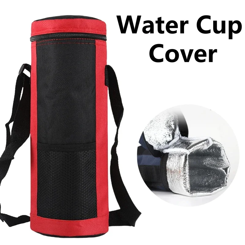 

Water Bottle Tote Bag Universal Pouch Heat Preservation Insulated Cooler Bag Outdoor Traveling Camping Hiking Water Bottle Cover