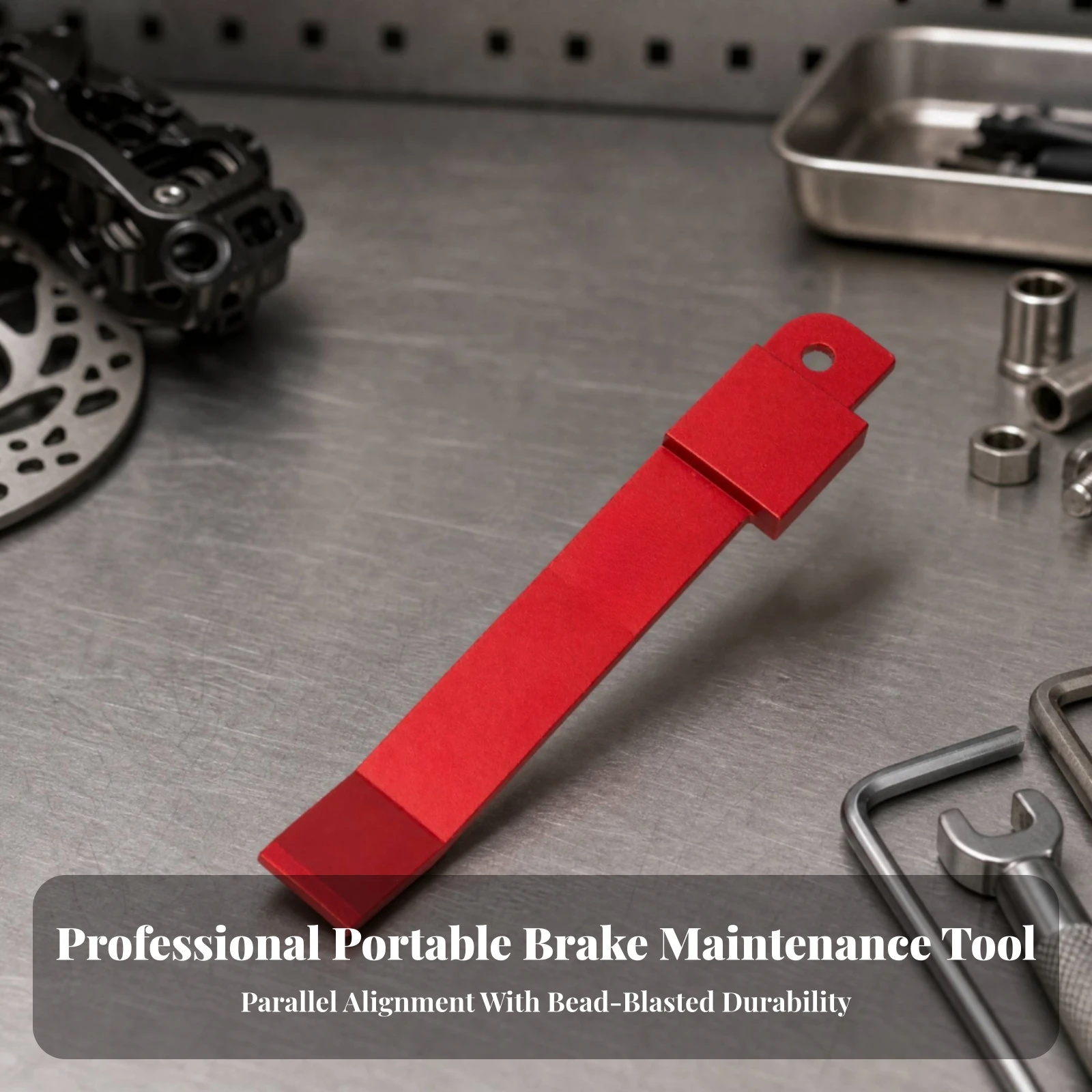 Hydraulic Brake Caliper Reset Tool Non-Non-Metal Brake Piston Spreader Tool Piston Press Lightweight Slim for Repair Technicians
