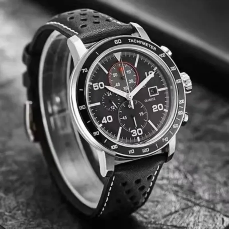 CITIZEN Top Brand Watches Luxury Trend Quartz Clock Waterproof Multi Function Strap Fancy Round Stainless Original Mechanical