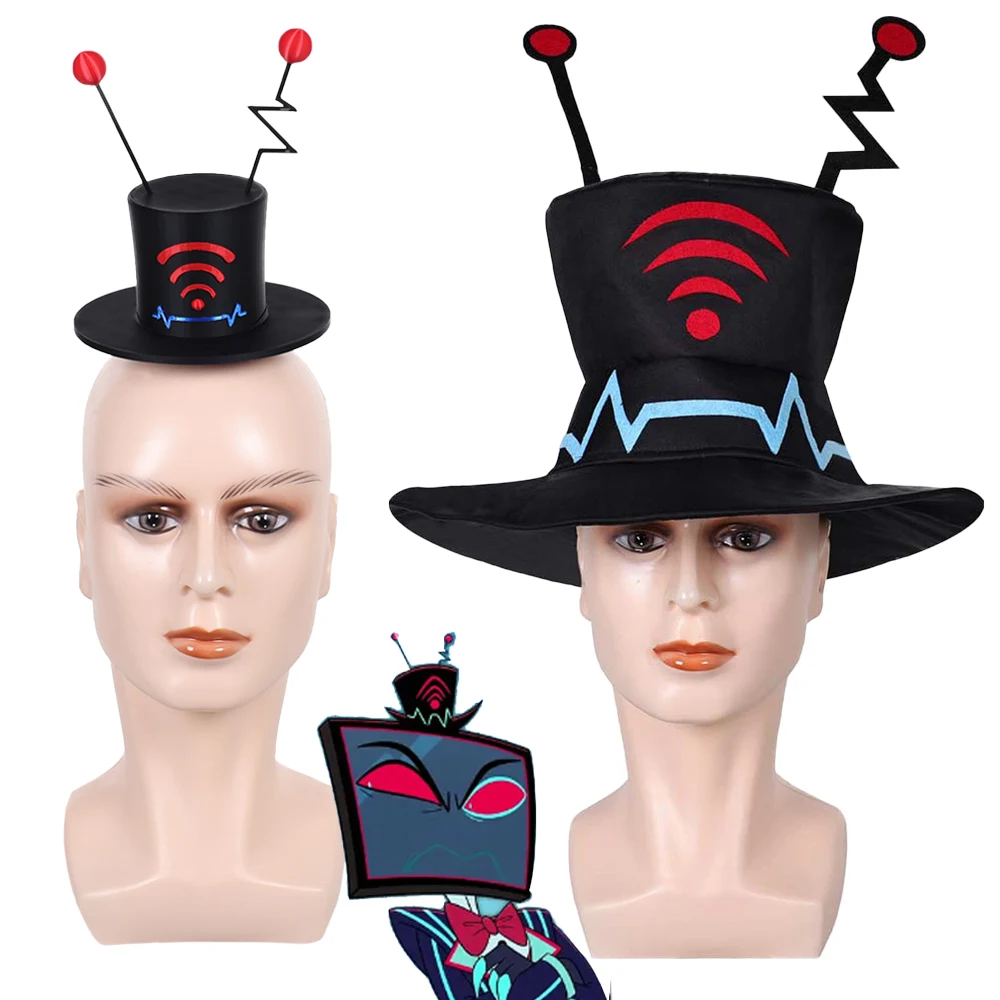 VOX قبعة تأثيري الخيال قبعة 2025 التلفزيون الجحيم نزل زي تمويه اكسسوارات هالوين الكبار الرجال النساء فانتازيا ملابس الحفلات #1