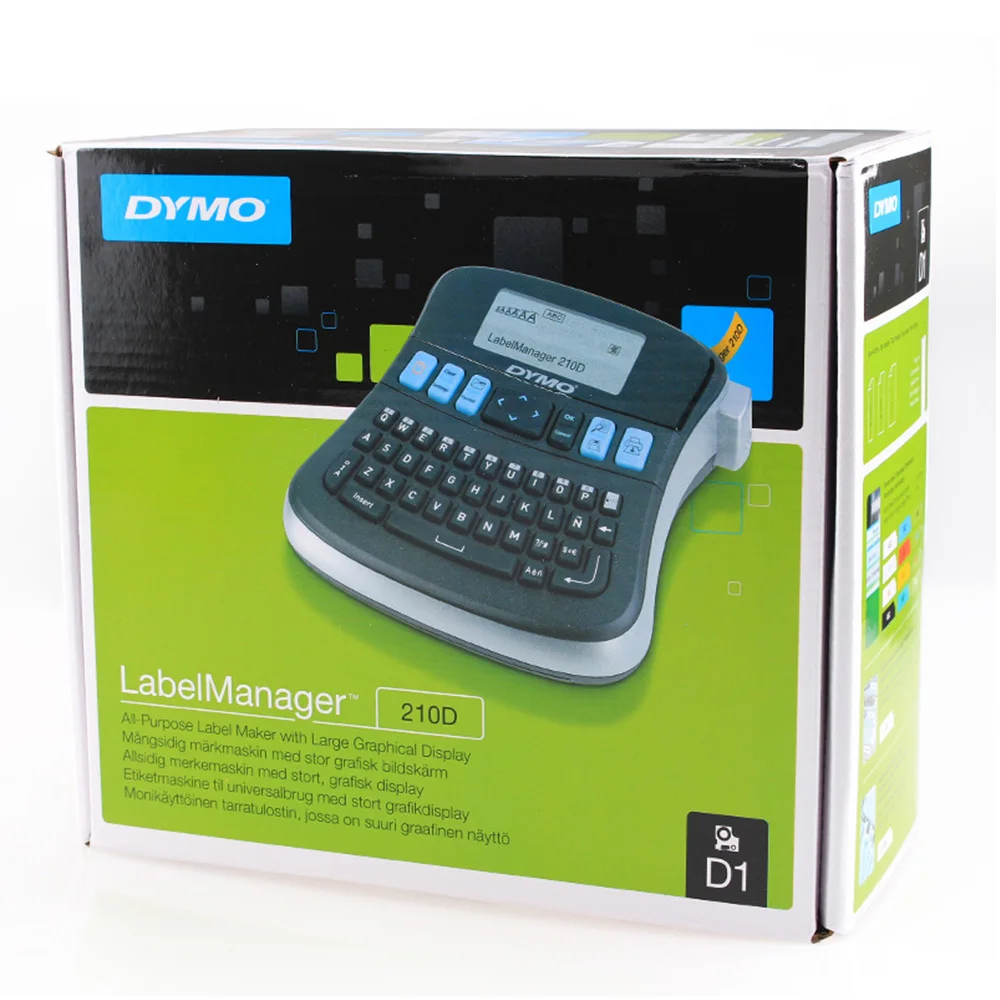 

Dymo label printer machine LM-210D hand-held portable printer LM210D label maker for Dymo D1 6 9 12mm 45013 40913 Label tapes