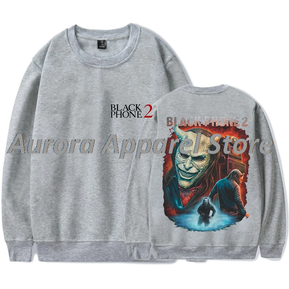 الهاتف الأسود 2 لقد تحذيرتها Crewneck بلوزات هالوين أفلام الرعب ميرش النساء الرجال طويلة الأكمام المحملة