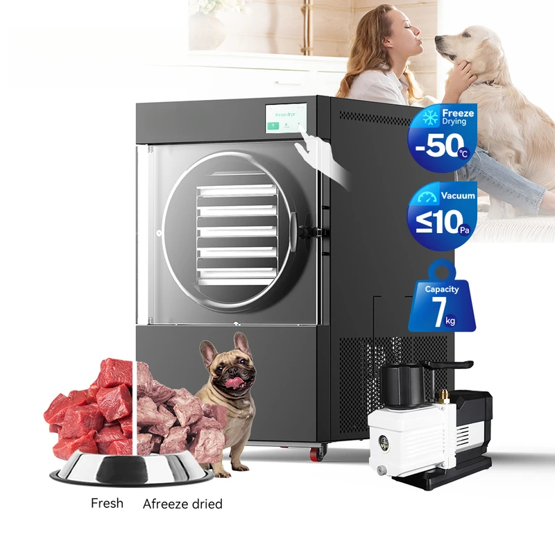 Airwoods Hot Sale Type 5 Tray 7Kg Commercial Household Fruit And Vegetable Freeze Dryer