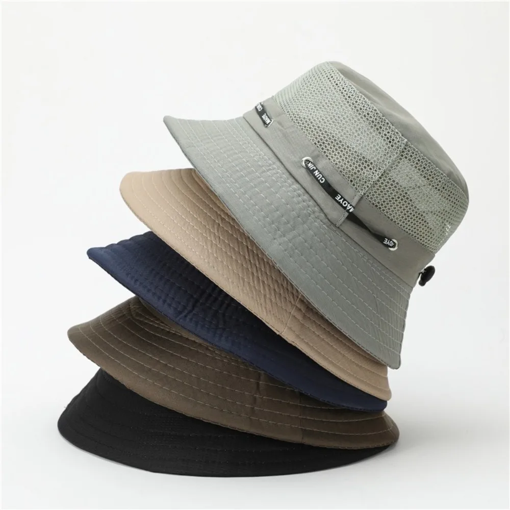 

High Quality Breathable Sun Hat Wide Brim Adjustable Fisherman Hat UV Protect Wide Brim Hat Unisex