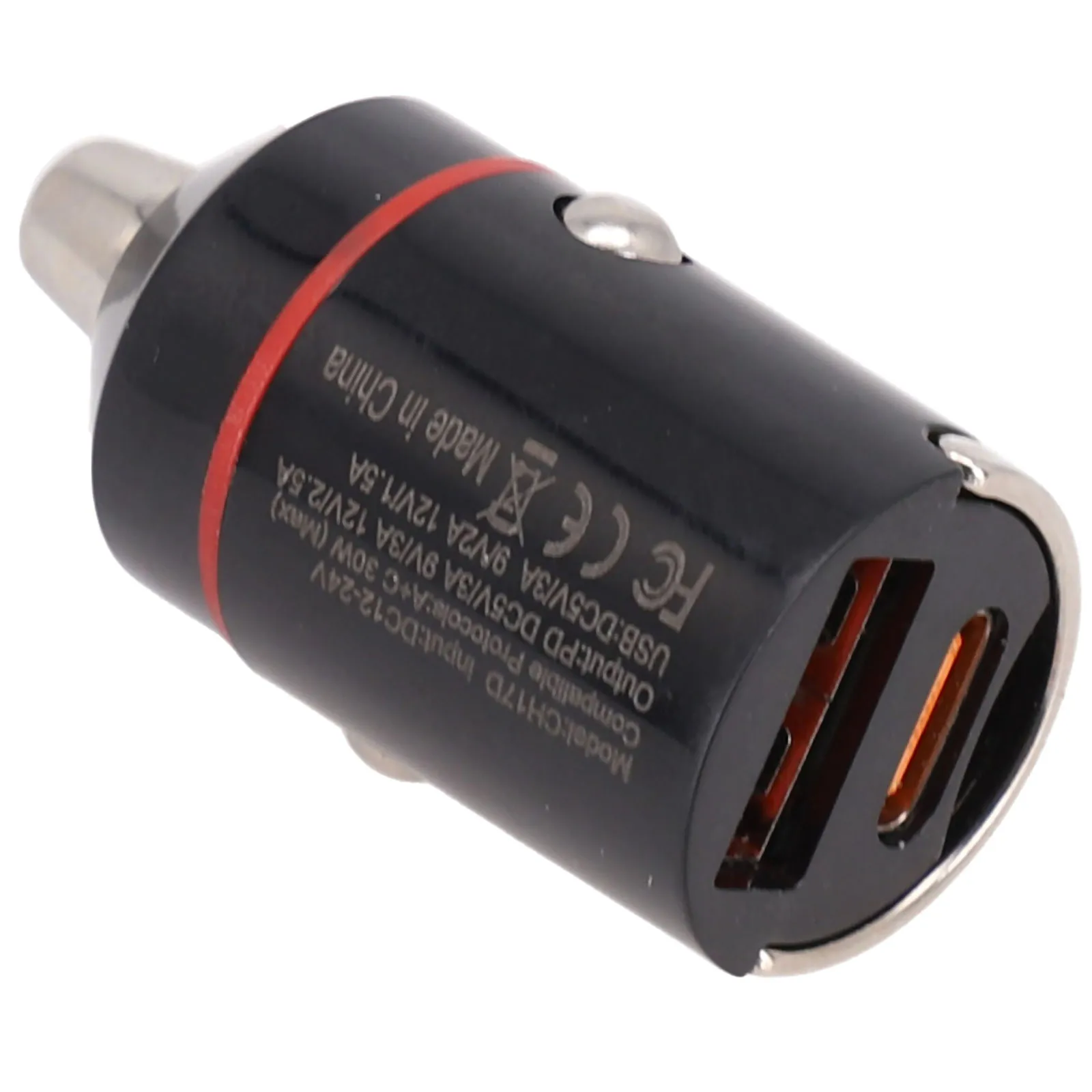 Practical Quality Useful Car Charger Adapter Replacement 1 Pc 12-24V 1pcs 1x Aluminum Alloy Black Fast Charging