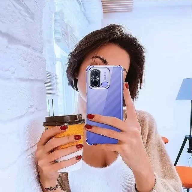 Airbag stoßfeste klare Hülle für Xiaomi Redmi 12C 10C 10A 9A 9C Redmi Note 10 10S 11 11s 12s 12 Pro 5G A1 A2 Plus Cover – Detail 6