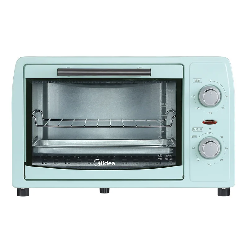 Mini horno eléctrico para el hogar, dispositivo Vertical para hornear pasteles, patatas dulces, 12L de capacidad, novedad