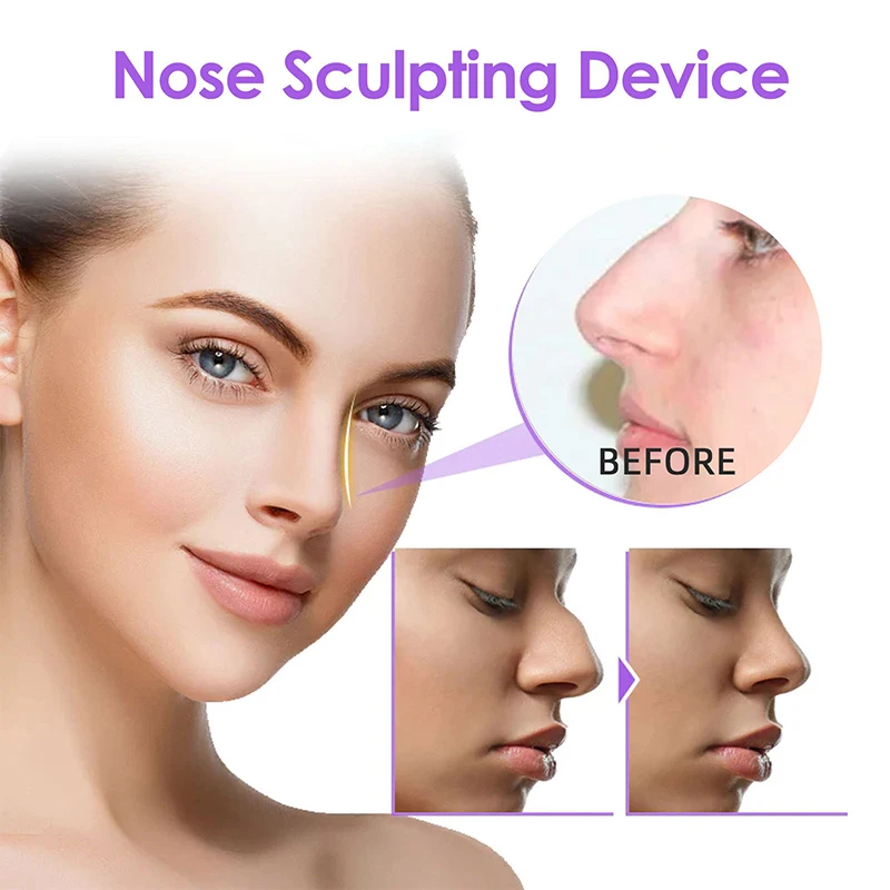 1Pcs Nose Up Lifting Shaping Clipper Shaper Bridge Straightening Beauty Nose Clip Corrector Massage Tool No Pain Silicone