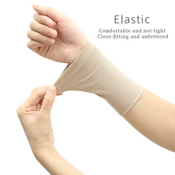 1 Pair of men's and women's thermal wrist guard sports breathable wipe sweat absorption scar short wrist guard arm cover