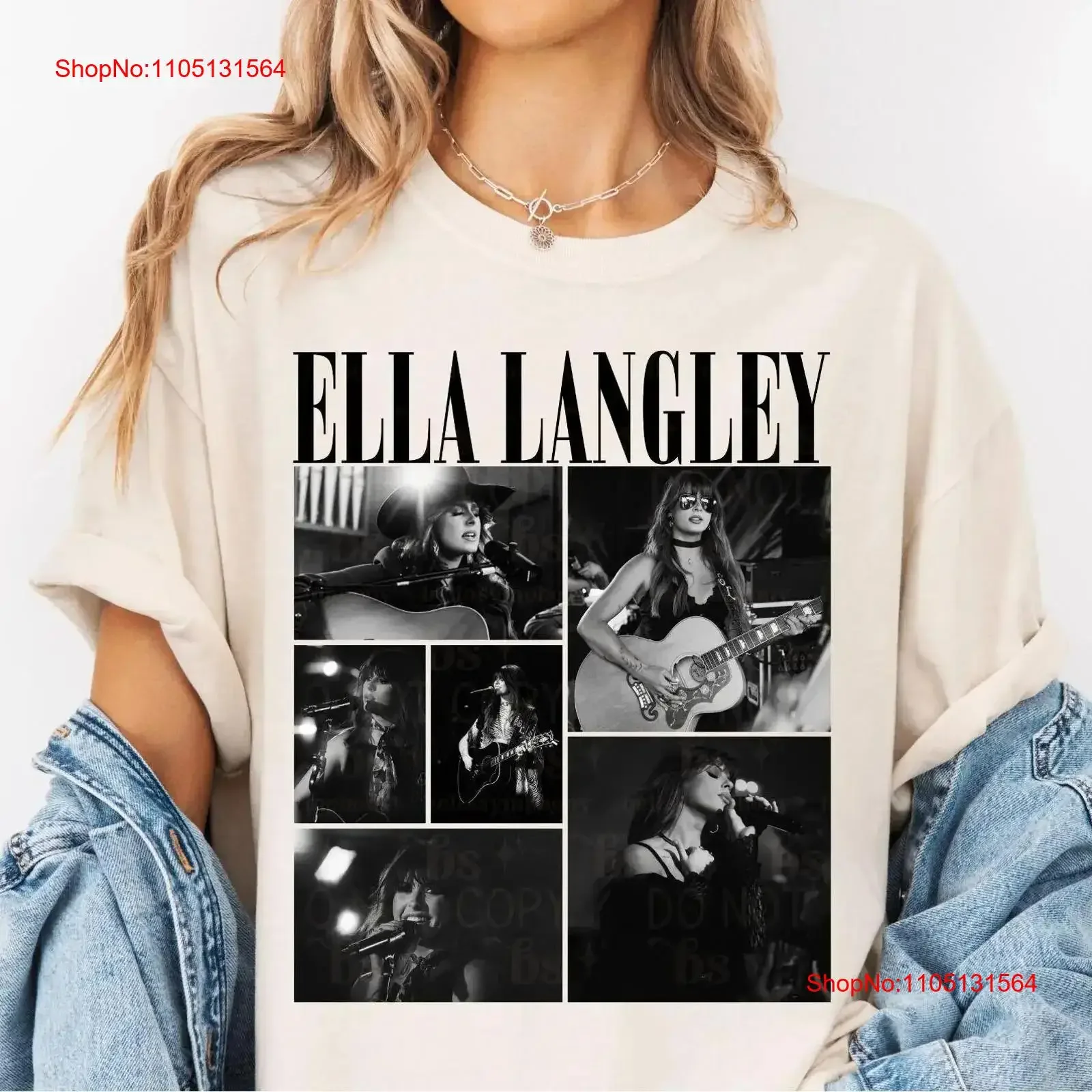 

НОВАЯ белая хлопковая футболка Ella Langley, все размеры S 345XL для любителей 5HRC99, винтажная стираная модная дышащая дизайнерская одежда