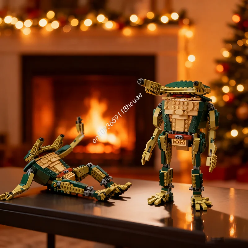 

498 шт. MOC Turgle Star Battle Model Строительные блоки Строительные игрушки DIY Рождественские подарки Креативная идея Образовательный кирпич на день рождения