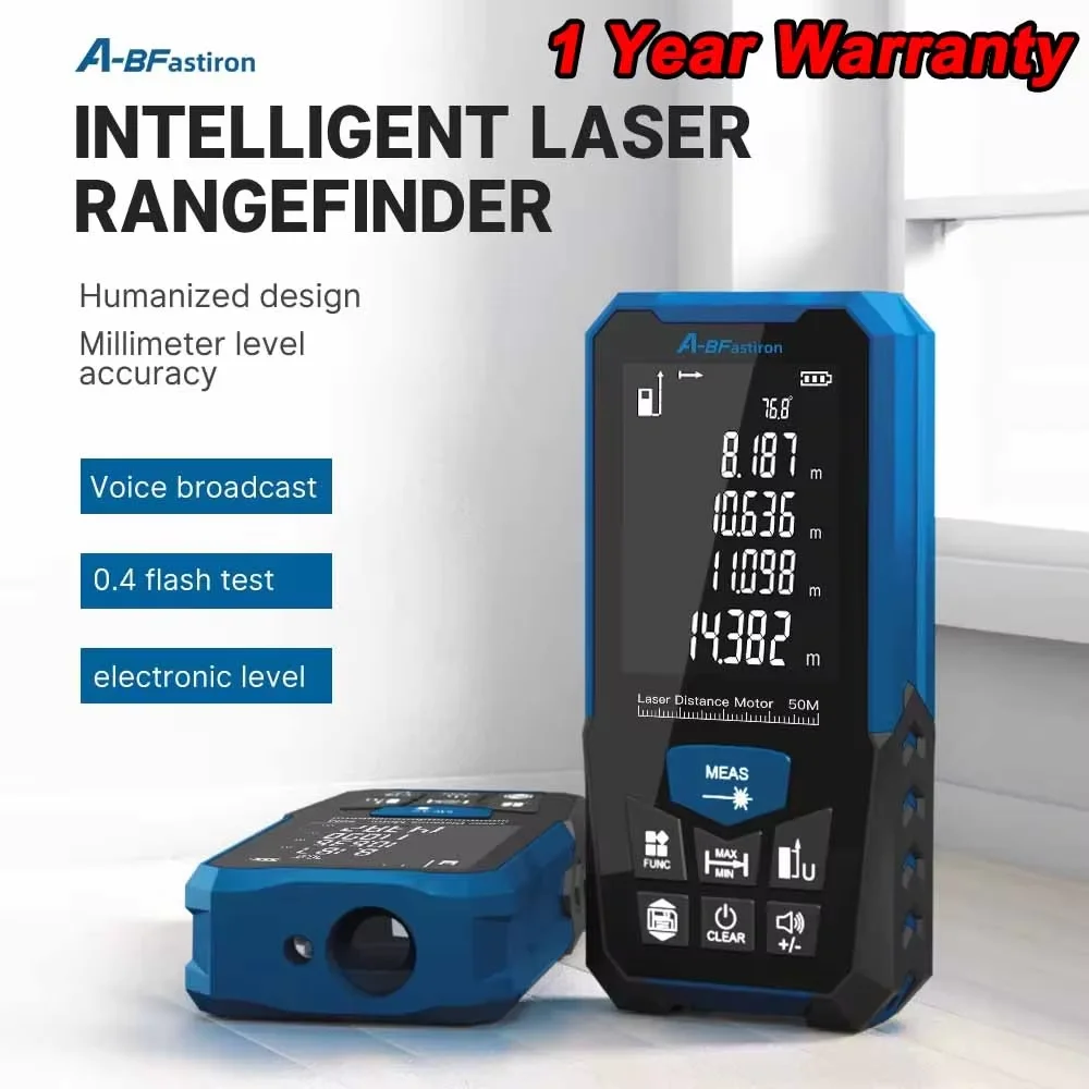 

A-BF Laser Distance Meter Rangefinder 50/70/120M Rechargeable Digital Tape Measure Profesional Range Finder