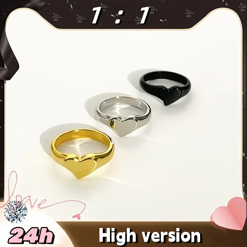 9252024 New Fashionable Love Ring For Women With Vegetarian Ring And High Definition Jewelry For Women