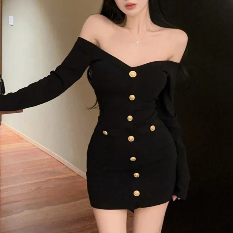 엘레 블라 랩 타이트닝 웨이스트 드 가을 겨울 신상 슬레 하이웨이스트 롱 스커트 여성용