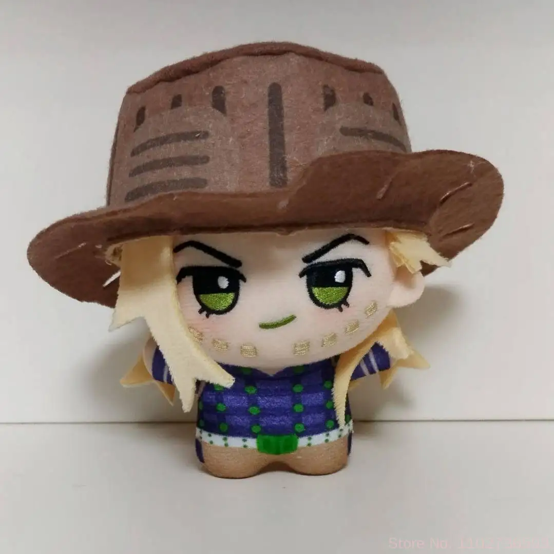 New Jojo Bizarre Adventure Steel Ball Run Johnny Joestar Gyro Zeppeli 10cm Nunu Doll Anime Toy Collectible Gift Made In China