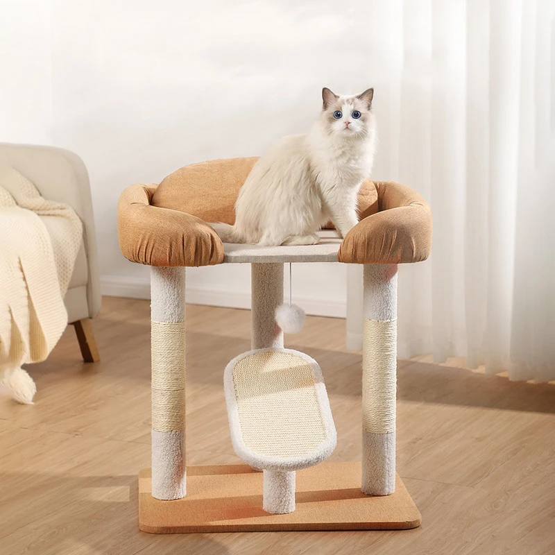 Custom Interactive Modern Luxury House Climbing Frame Cute Luxury Cat Trees & Scratcher