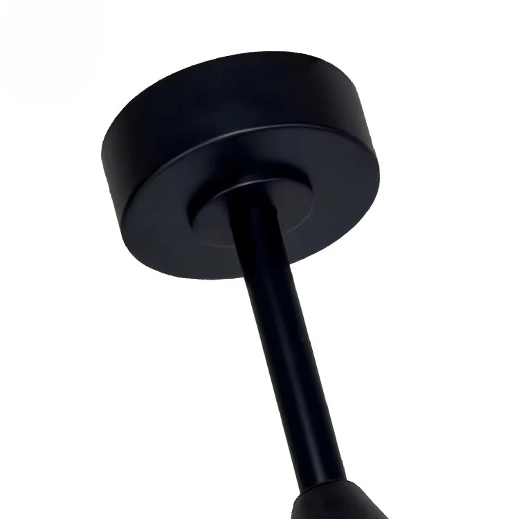 22 بوصة 3 ABS شفرة E27 صمام ثنائي باعث للضوء مروحة سقف ضوء مقاوم للماء IP44 الطراز الحديث في الهواء الطلق حديقة بارك جناح ريمو #4