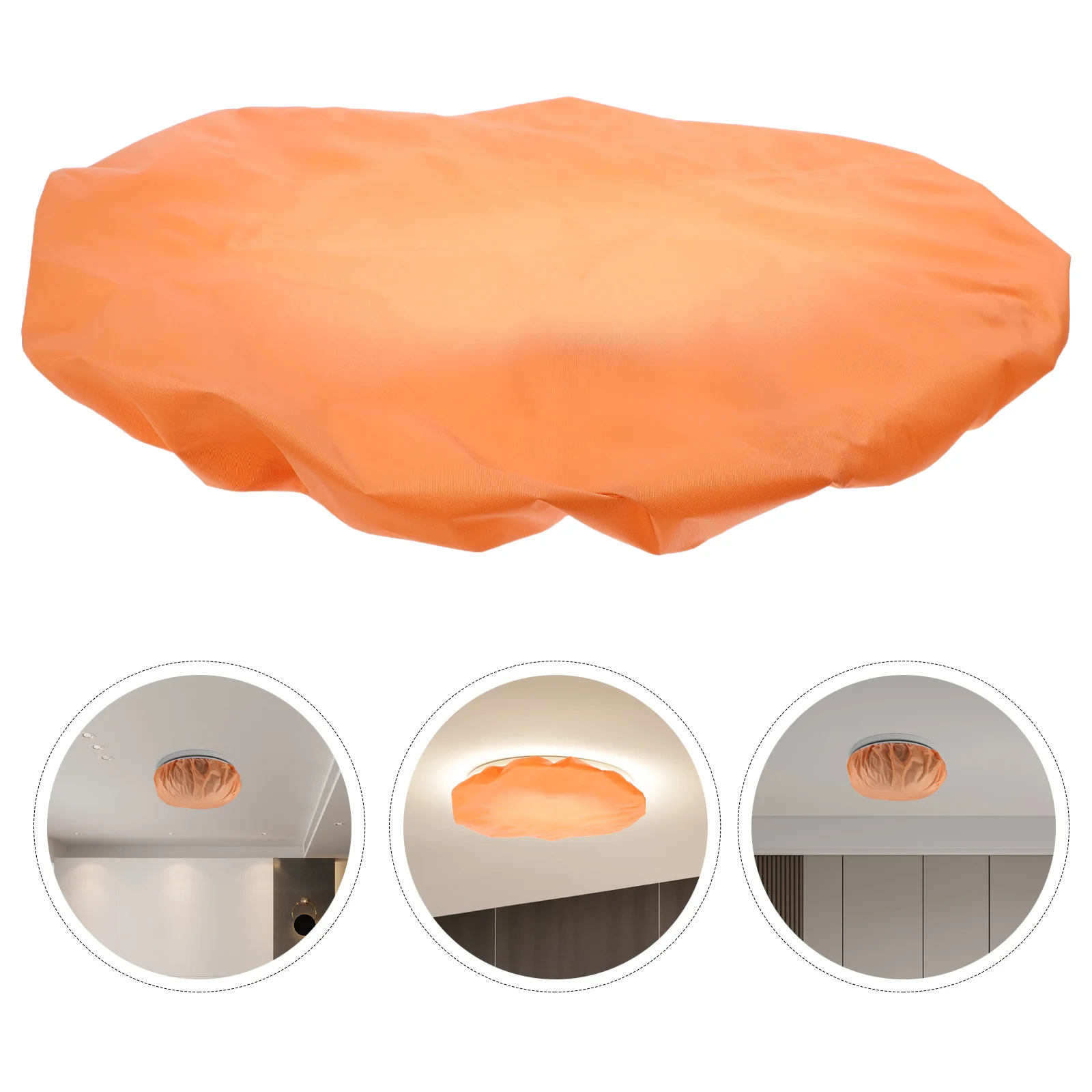 Diffused Light Shade Ceiling Lamp Cover Eye Protection Anti-Glare Peva Material Decorative Lampshade For Table Floor
