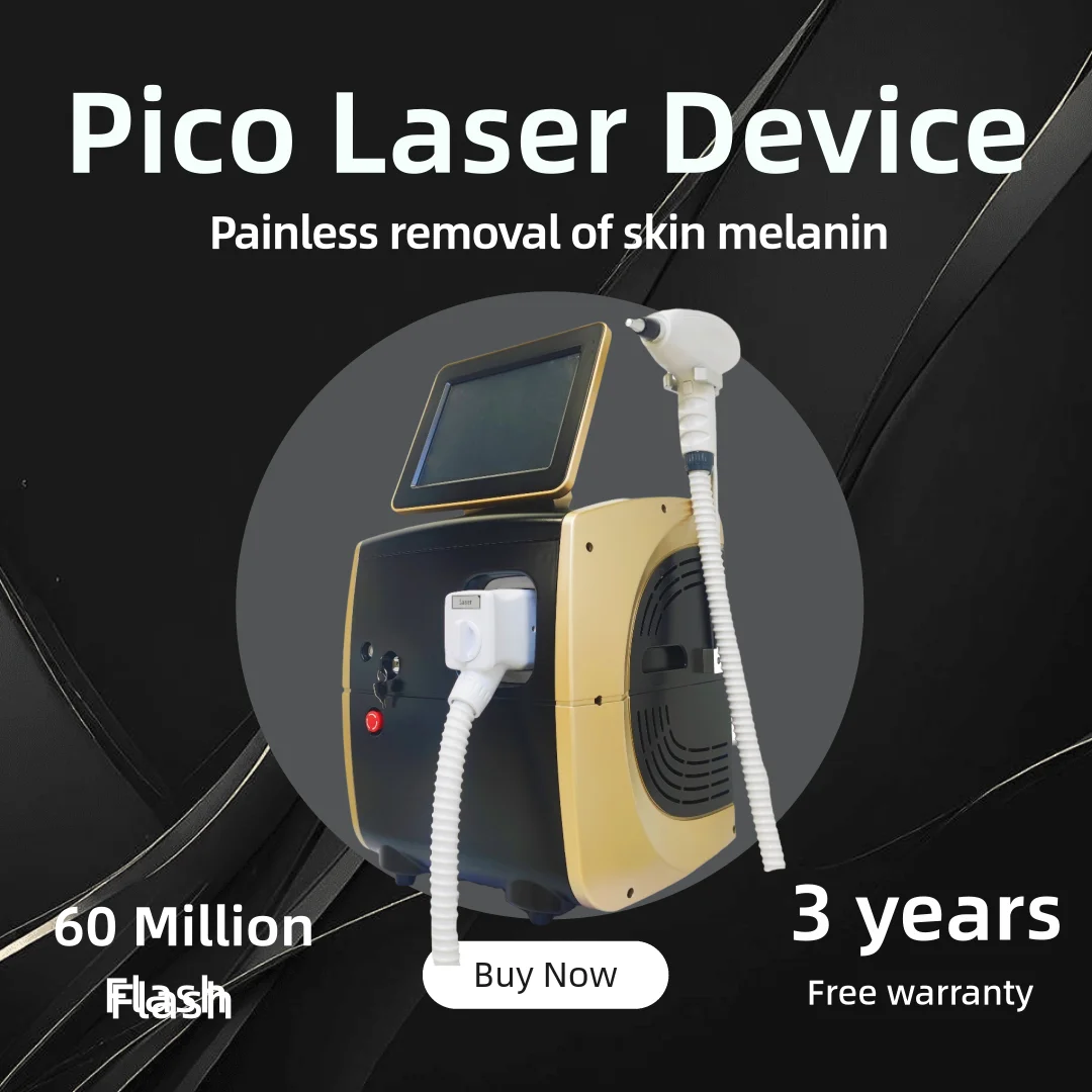 2024 Professional Picosecond Pico laser Removal Laser 1064 532 1320 755Nm colaser tattoo removal machine 1600w