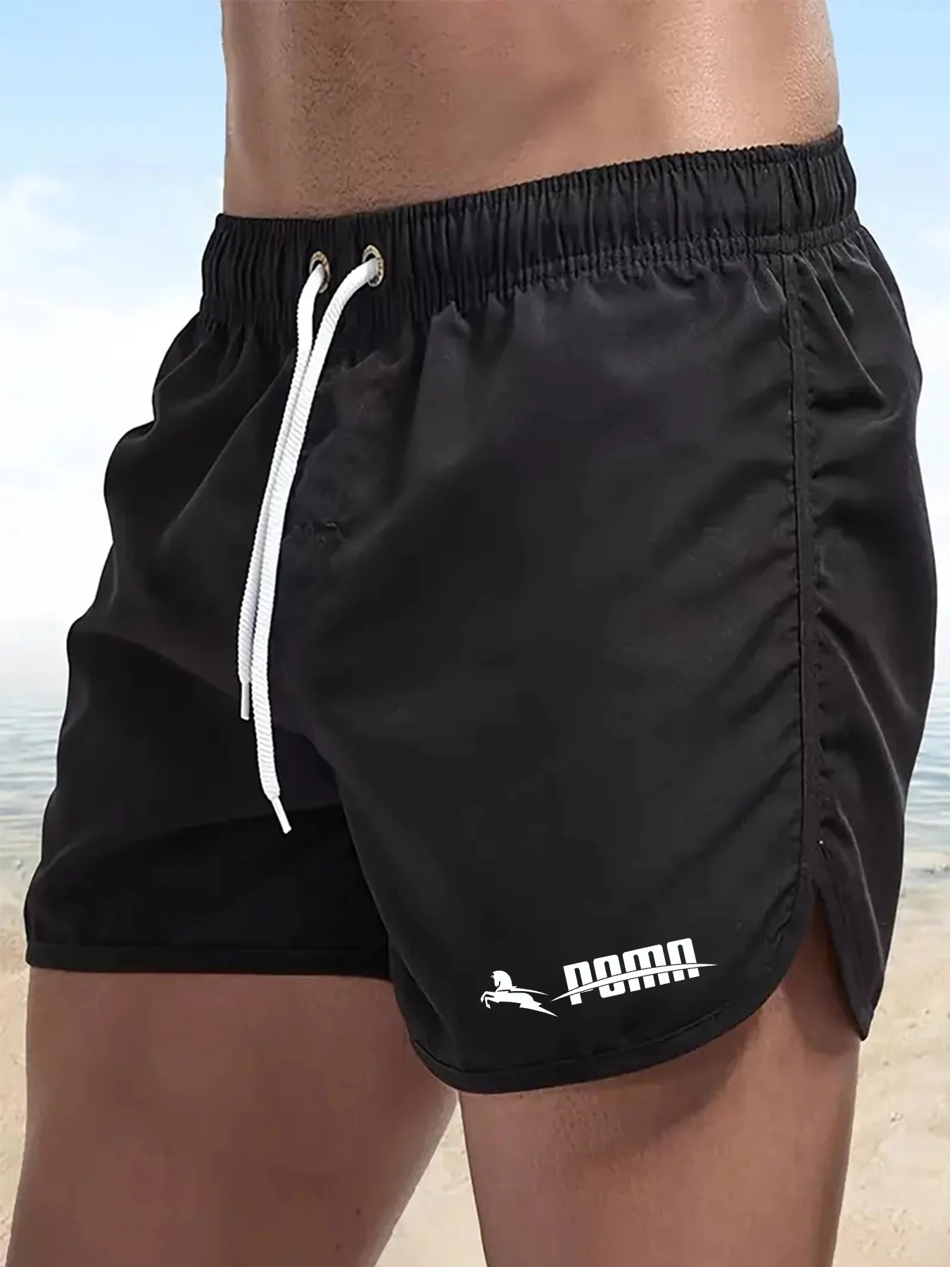 

Men's Beach Shorts Summer Beach Trunks Sports Casual Pants Quick Drying Swimming Exercise Fitness Surf Ventilate Comfort Shorts