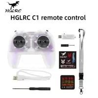 HGLRC C1 Remote Controller Built-in 500mW ELRS 2.4G TX Module with Dongle for RC Airplane FPV Drone Beginner Pilot