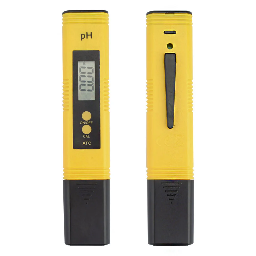 Bolígrafo de prueba de pH de dos botones 0,00-114,00 Adecuado para acuarios, etc.